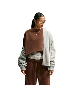 Dámska mikina Nike Studio Fleece, hnedá, IM8082, 259 Dámska mikina Nike Studio Fleece, hnedá, IM8082, 259