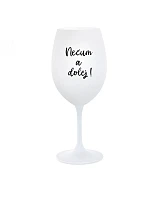 NEPOZERAJTE! - pohár na biele víno 350 ml