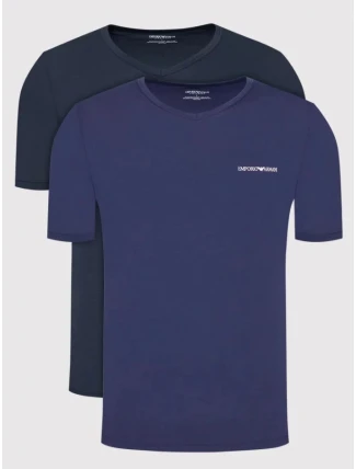 Pánske tričko - 111267 2R717 97035 - tm.modrá - Emporio Armani