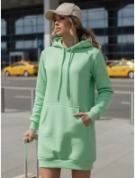 Dámska dlhá oversize mikina TIMMY mint FashionStreet EY1934