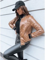 Dámska prešívaná bunda BASEBALL beige FashionStreet TY2561