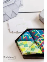 Skarpetki Rainbow Socks W Geometryczne Wzory 3 Pary