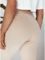 Dámske krémové tepláky VELARA FashionStreet UY2018