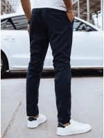 Pánske ležérne tmavomodré nohavice FashionStreet UX4395