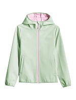 Dievčenská softshellová bunda 4F F478 mint 4FJWSS26TSOFF478 47S