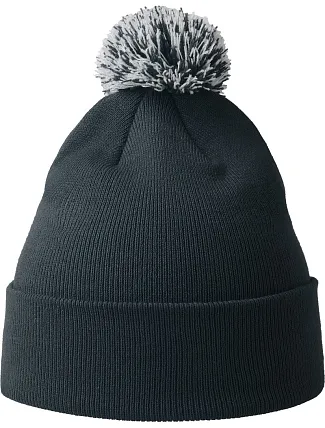 Atlantis Headwear Wind-S Pompom Pletená čepice s bambulí 33.0294 navy/white Atlantis Headwear Wind-S Pompom Pletená čepice s bambulí 33.0294 navy/white