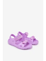 Piankowe Sandały Dziecięce Big Star RR374516 Fioletowe