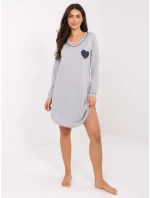 DU KN nočná košeľa FP 102.59 sivá DU KN nočná košeľa FP 102.59 sivá