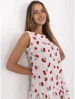 Šaty LK SK 506962 1.63P bielo-červené Šaty LK SK 506962 1.63P bielo-červené