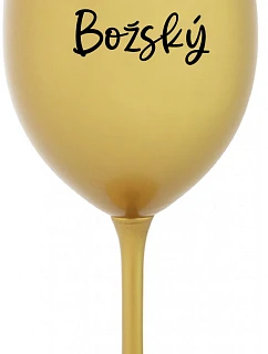 LORD OF GOD - zlatý pohár na víno 350 ml