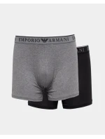 Pánske boxerky 2Pack 111912 4R720 black and grey - Emporio Armani Pánske boxerky 2Pack 111912 4R720 black and grey - Emporio Armani