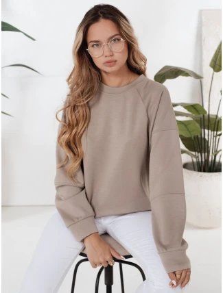 UZORI dámska mikina béžová FashionStreet BY1285
