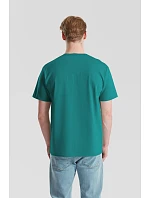 Tričko Fruit of the Loom Pure Cotton T z hrubej bio bavlny 16.1362 tmavá slivka