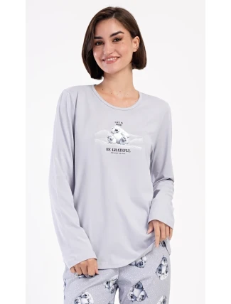 Dámske dlhé pyžamo Polárny medveď