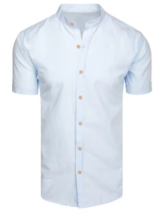 Pánske modré tričko s krátkym rukávom FashionStreet KX1048