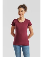 Fruit of the Loom Lady-Fit Iconic 195 T Dámske tričko z hrubej bavlny 16.1424 light graphite