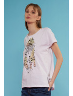 Monnari Tričká Biele tričko so zvieracím motívom Multicolor