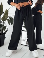 Dámske široké nohavice MADDIE black FashionStreet UY1836 Dámske široké nohavice MADDIE black FashionStreet UY1836