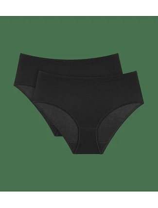 Sense Of Cotton Midi 2P – čierna – TRIUMPH čierna – TRIUMPH Sense Of Cotton Midi 2P – čierna – TRIUMPH čierna – TRIUMPH