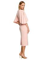 M700 Puzdrové šaty s kimonovými rukávmi - čierne