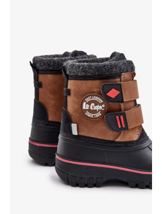 Detské snežnice so suchým zipsom Lee Cooper Camel