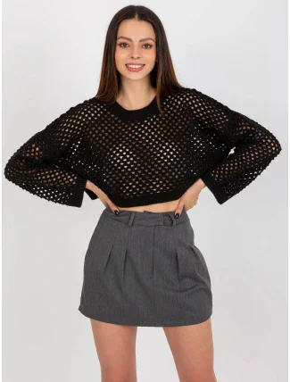 Dámska sukňa BA SD 3105.33P tmavo šedá - Coosh