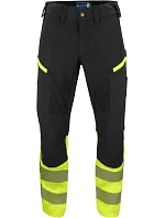 ProJob 6528 Waistpants Stretch (44–60) Elastické bezpečnostné nohavice 64.528M žlté/čierne