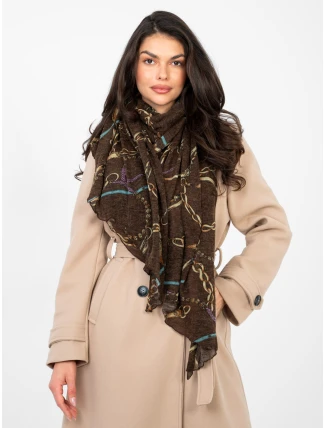 Závoj AT CH F67024.26 hnedý