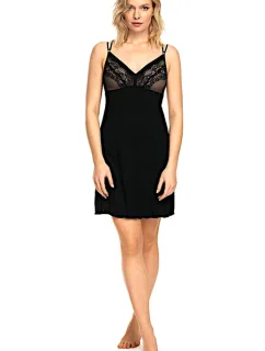 Nočná košeľa Casilda black - NIPPLEX