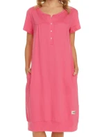 Dámska tehotenská košeľa 4348 koralová - Doctornap Dámska tehotenská košeľa 4348 koralová - Doctornap