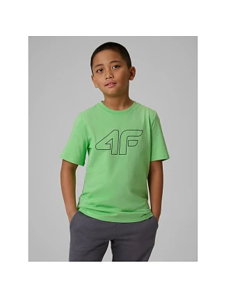 Chlapčenské tričko s potlačou 4F 4FJRSS26TTSHM3599-10S