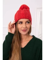 Fleecová čiapka Idalia K284 červená