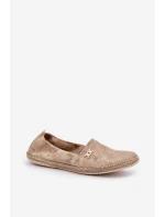 Elegantné velúrové espadrilky s kvetmi Dámske béžové Zazoo 10177 Elegantné velúrové espadrilky s kvetmi Dámske béžové Zazoo 10177