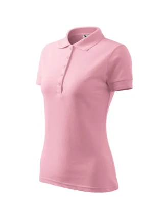 Dámske tričko Pique Polo pink