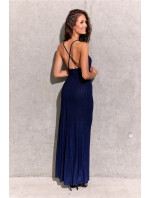 Dámske večerné šaty model 172969 tmavo modrá - Roco Fashion