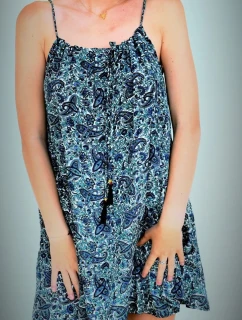 Dámska tunika LS778 modro-zelená - Pink Planet