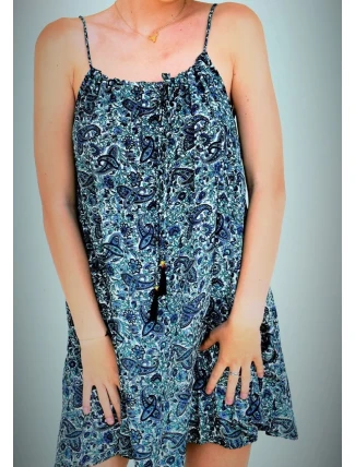 Dámska tunika LS778 modro-zelená - Pink Planet Dámska tunika LS778 modro-zelená - Pink Planet