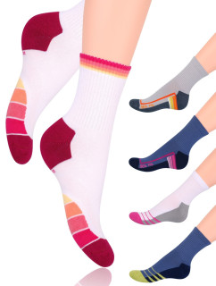 Dámske športové polofroté ponožky 047