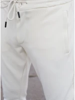FashionStreet ecru pánske jogger nohavice UX4264 FashionStreet ecru pánske jogger nohavice UX4264