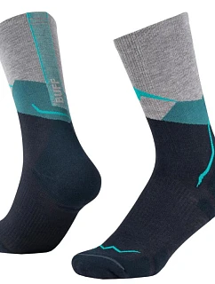 Ponožky BUFF Merino Lightweight Crew 137795706 čierne 39–41