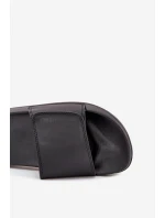 Klapki Męskie 4FMM00FFLIM032-20S Czarne