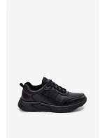 Pánske tenisky z eko kože Black Torven Pánske tenisky z eko kože Black Torven