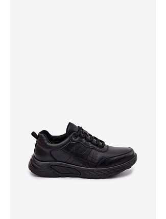Pánske tenisky z eko kože Black Torven Pánske tenisky z eko kože Black Torven