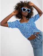 Blúzka RO BZ 2516 12.35X biela a modrá