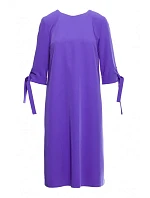 Šaty áčkového strihu S393 fialové - Stylove