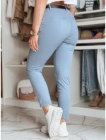 Dámske nohavice chinos s opaskom LINESKA modré FashionStreet UY2577