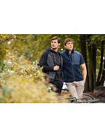James Harvest Kingsley Fleece Vest Men Pánska fleecová vesta Sherpa „Two-Tone“ 62.1501 čierna