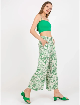 Nohavice D73771M62237A svetlo béžové