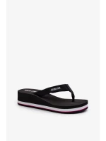 Dámske žabky na klinoch Big Star - čierne