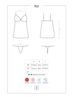 Fantastická košieľka Aila chemise - Obsessive